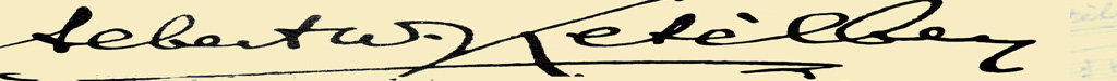 Albert Ketelbey signature Albert Ketelbey signature
